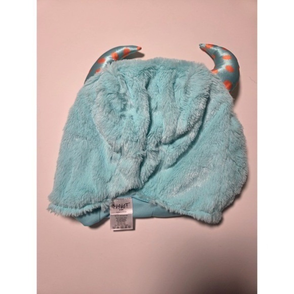 Spirit Halloween Lil Monster Infant Jumpsuit Costume Boys 0-6 Month Blue Hooded - Picture 7 of 9
